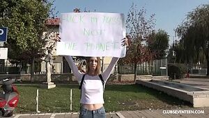 Fuck my Pussy, NOT the Planet!