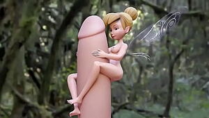 3D Hentai Tinker Bell Fucked by a Monster Dick