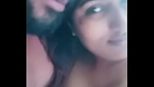 Swathi naidu romance with boy on bed