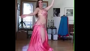 Hot Belly dance satin dress